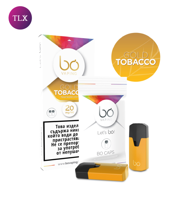 Bovaping Pack 50mg - Gold Tobaco