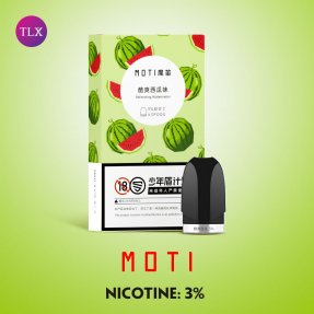 Pack đầu chứa dầu Moti S-Lite - 30mg nicotine- Vị Dưa Hấu