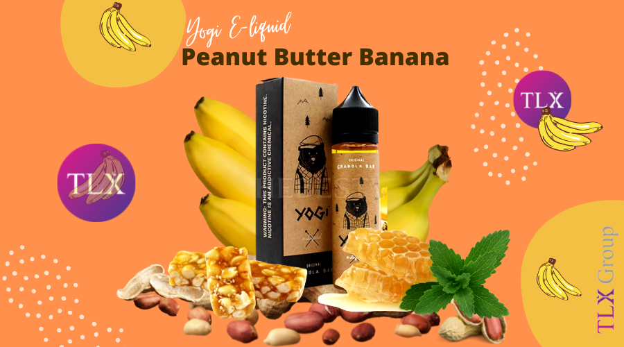 Tinh dầu vape chuối Peanut Butter Banana by Yogi E-liquid
