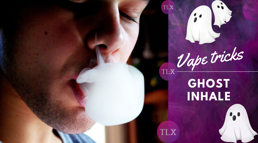 Vape tricks Ghost Inhale