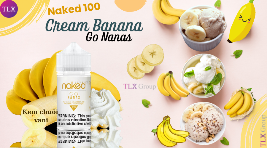 Naked 100 Cream Banana Go Nasas
