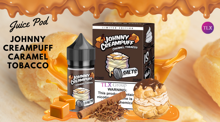 Juice Pod Johnny Creampuff - Caramel Tobacco - 30ml