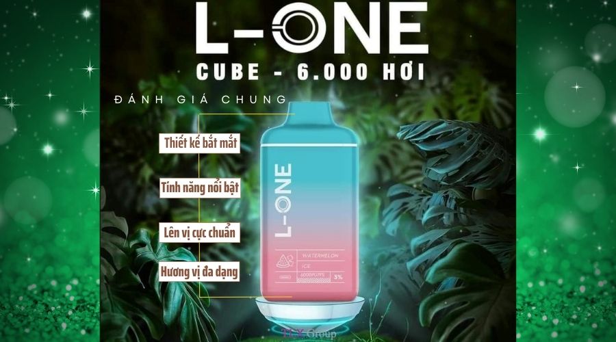 Đặc điểm nổi bật của L-One Cube 6000 Puffs